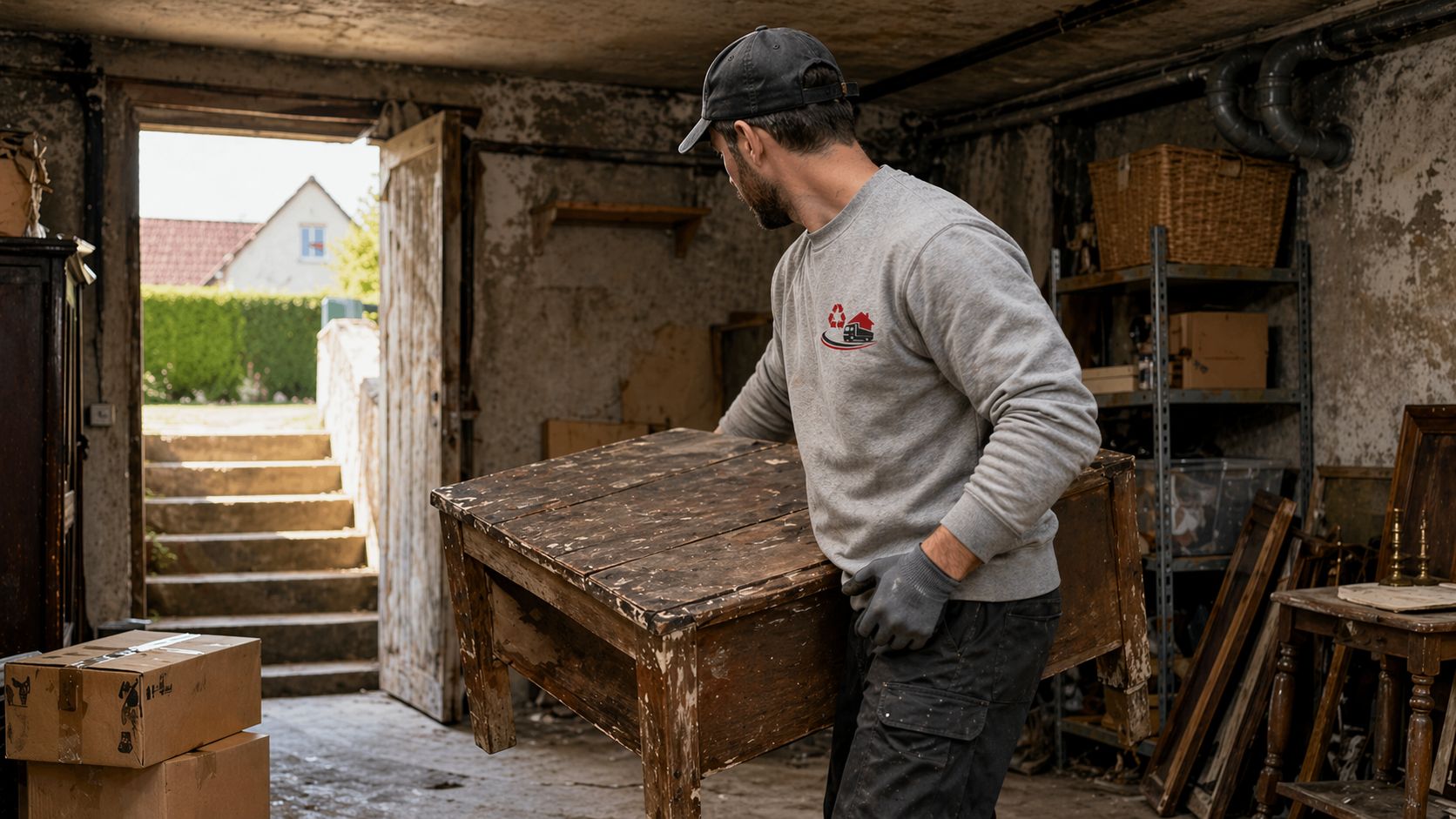 Débarras de cave, grenier et garage dans l'Yonne