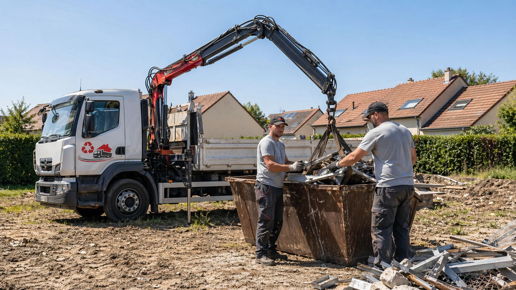 Récupération de ferraille dans l'Yonne